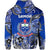 Samoa Manu Zip Hoodie Rugby Unique Style Blue White LT8 - Polynesian Pride