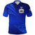 Custom Manu Samoa Rugby Polo Shirt Unique Version Full Blue, Custom Text and Number - Polynesian Pride