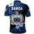 Custom Manu Samoa Rugby Polo Shirt Unique Vibes Coat Of Arms Blue - Polynesian Pride