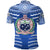 Manu Samoa Rugby Polo Shirt Creative Style Full Blue - Polynesian Pride