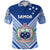 Custom Manu Samoa Rugby Polo Shirt Creative Style Full Blue, Custom Text and Number - Polynesian Pride