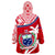 Samoa Samoan Coat Of Arms With Coconut Red Style Wearable Blanket Hoodie LT14 - Polynesian Pride