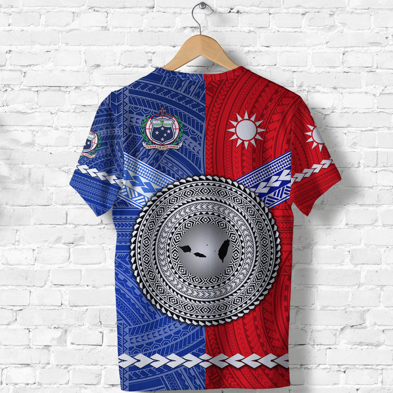 Taiwanese and Samoan Polynesian T Shirt Together LT8 - Polynesian Pride