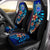 Samoa Custom Personalised Car Seat Covers - Vintage Tribal Mountain Universal Fit Vintage - Polynesian Pride