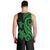 Samoa Men's Tank Top - Green Tentacle Turtle - Polynesian Pride