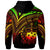 Samoa Zip Hoodie Reggae Color Cross Style - Polynesian Pride