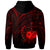 Samoa Hoodie Red Color Cross Style - Polynesian Pride