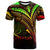 Samoa T Shirt Reggae Color Cross Style Unisex Black - Polynesian Pride