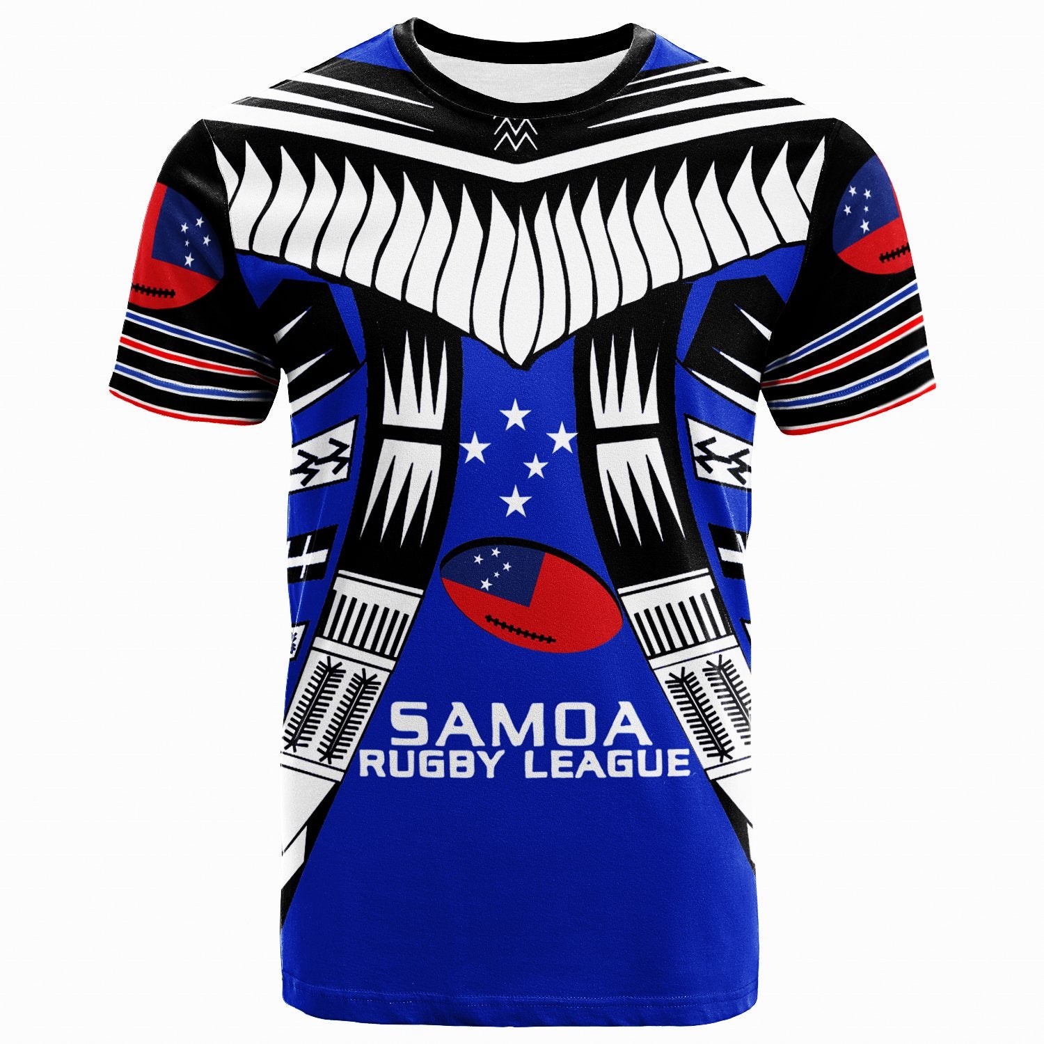 Samoa Custom T Shirt Samoa Rugby Sport Style Blue Color Unisex Blue - Polynesian Pride