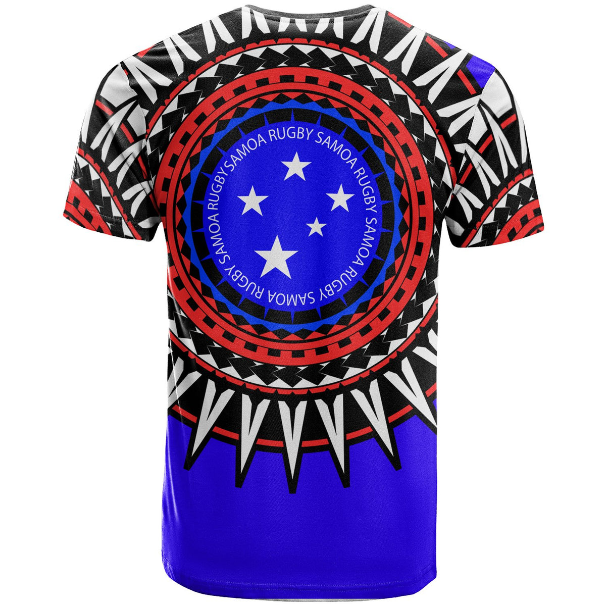 Samoa Custom T Shirt Samoa Rugby Sunshine - Polynesian Pride
