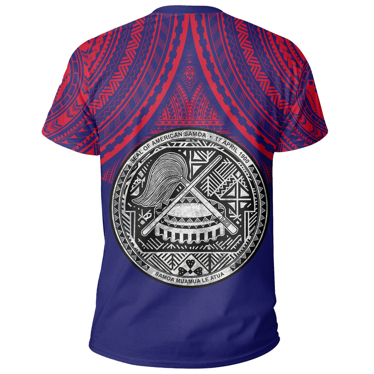 American Samoa Polynesian Coat of Arms Bald Eagle T Shirt - Polynesian Pride
