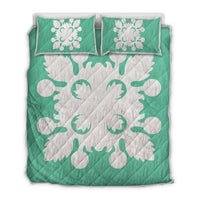 Hawaiian Royal Pattern Quilt Bed Set - Seafoarm - D2 Style - AH Seafoarm - Polynesian Pride