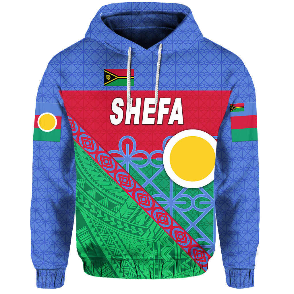 Shefa Province Hoodie Vanuatu Pattern Unique Style LT8 - Polynesian Pride