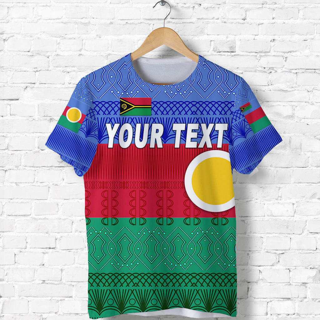 Custom Shefa Province T Shirt Vanuatuan Pattern Traditional Style LT8 - Polynesian Pride