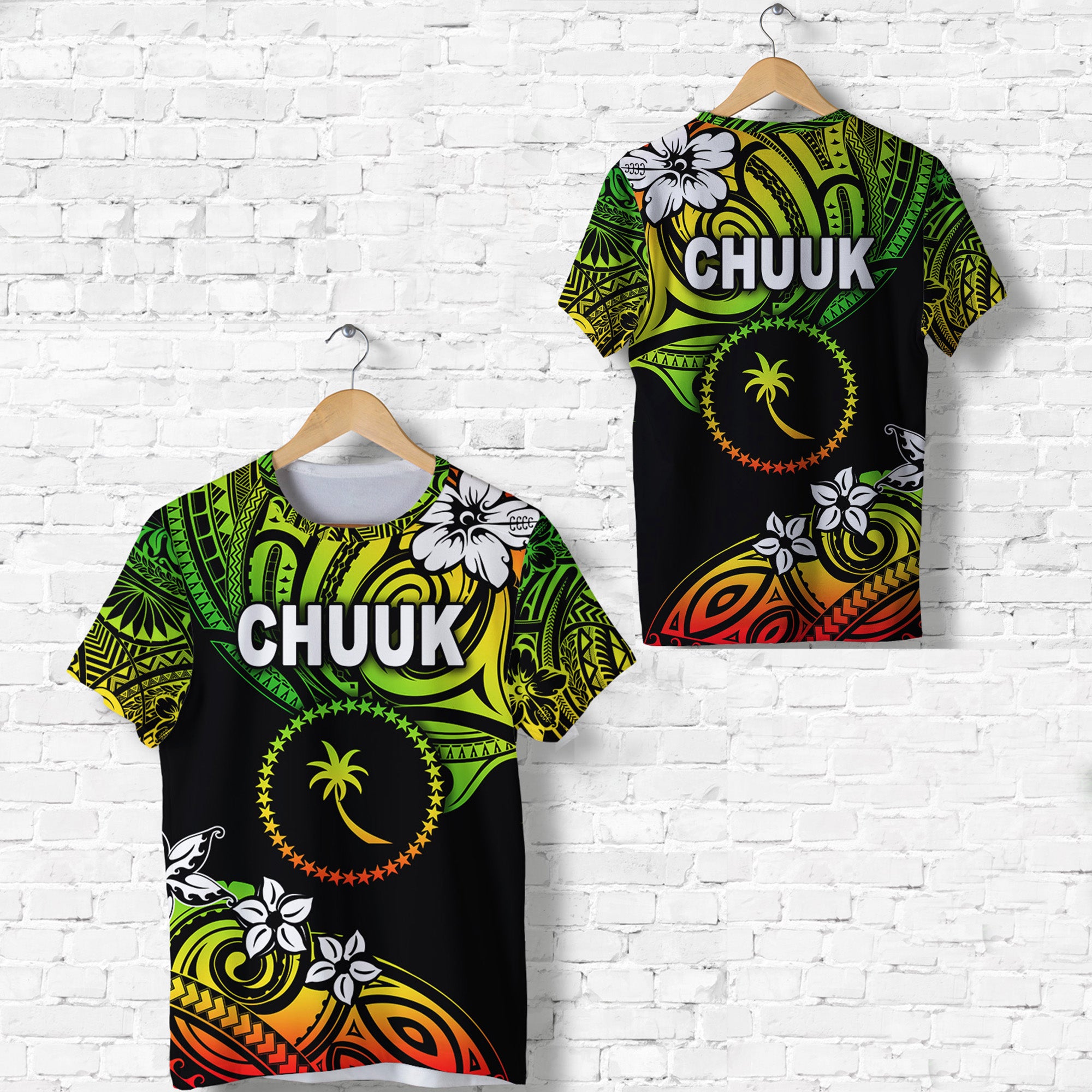 FSM Chuuk T Shirt Unique Vibes Reggae LT8 Unisex Reggae - Polynesian Pride