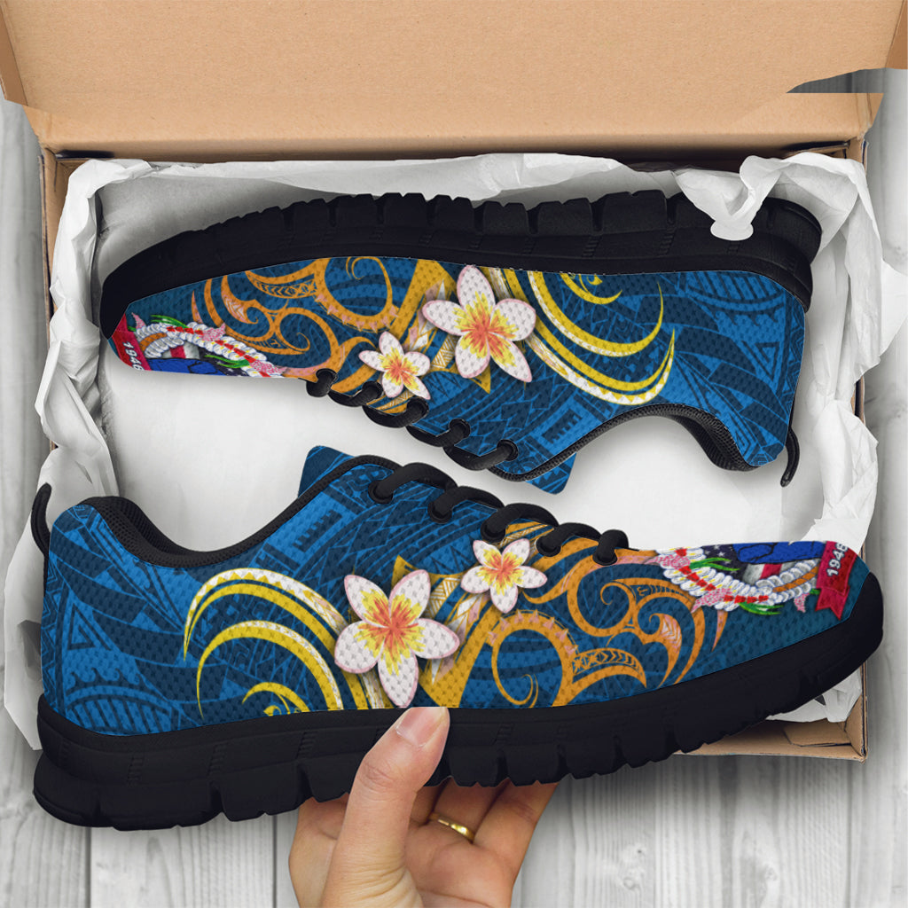 Northern Mariana Islands Sneakers Independence Day LT16 - Polynesian Pride