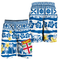 Fiji Polynesian Men Short Fijian Tapa Pattern LT13 - Polynesian Pride