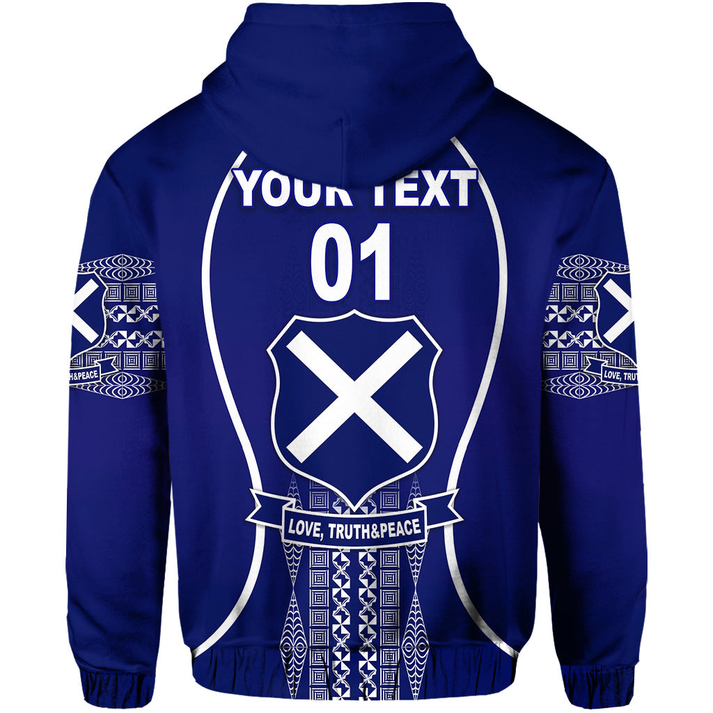 Custom St. andrews High School Zip Hoodie Unique Vibes LT8 - Polynesian Pride