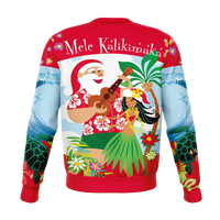 Hawaii Christmas Sweatshirt - Mele Kalikimaka Santa Claus - Polynesian Pride
