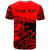Samoa Custom T Shirt Dynamic Sport Style Red Black Color - Polynesian Pride