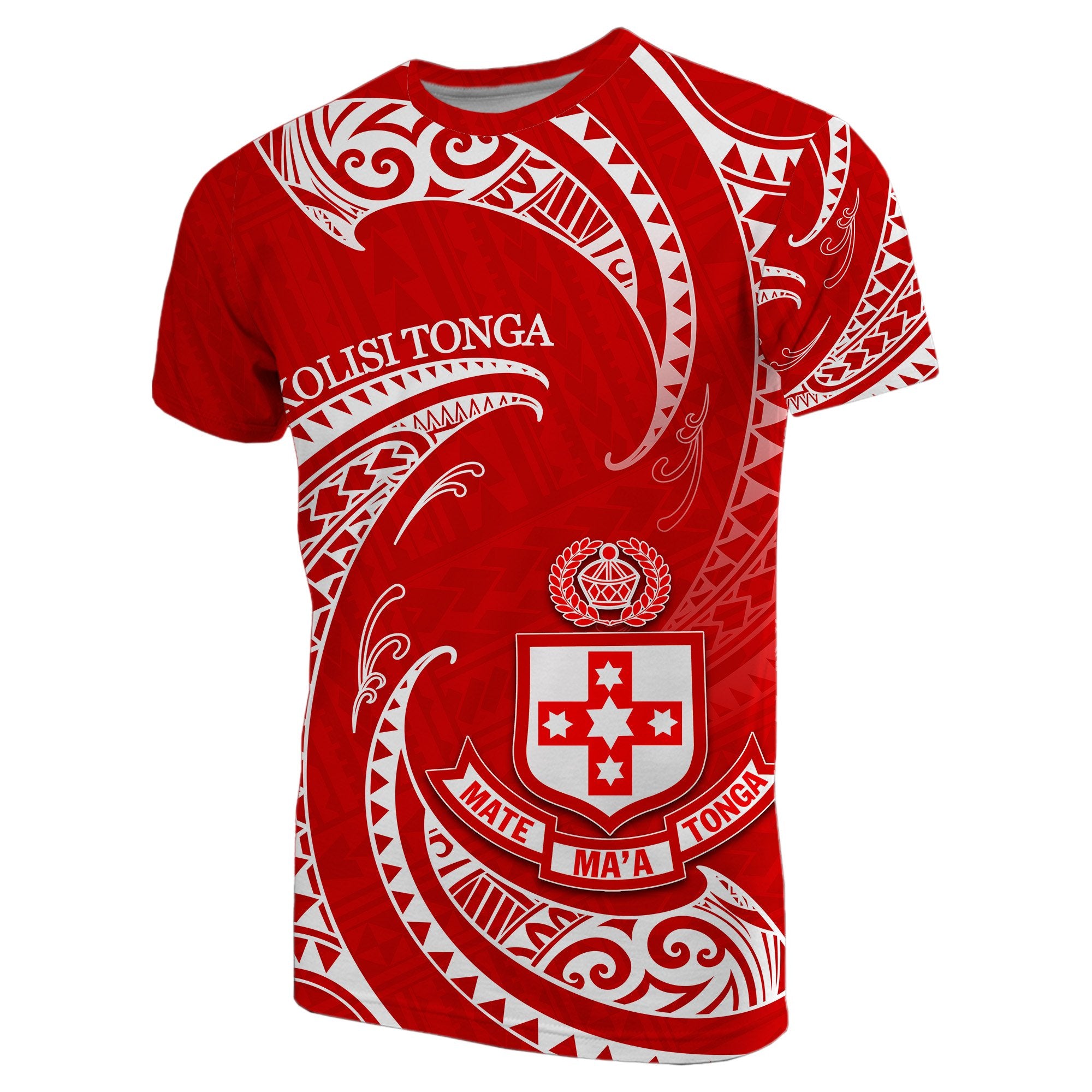 Custom Kolisi Tonga T Shirt Special Polynesian Unisex Red - Polynesian Pride