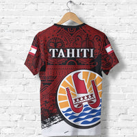 Tahiti T Shirt Tahiti Flag Polynesian Tattoo Special Z2 - Polynesian Pride