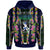 Hawaii Waimea High School Custom Hoodie Waimea High School Polynesian With Floral Pattern LT10 - Polynesian Pride