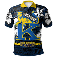 Hawaii Henry J. Kaiser High School Custom Polo Shirt Kaiser High School Polynesian With Floral Elements Pattern LT10 - Polynesian Pride