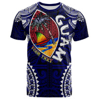 Guam T Shirt Custom Guam Independence Day Wish You A Very Happy Independence Day With Polynesian Patterns LT10 - Polynesian Pride