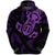 Maori Purple Mangopare Hoodie Unisex Purple - Polynesian Pride