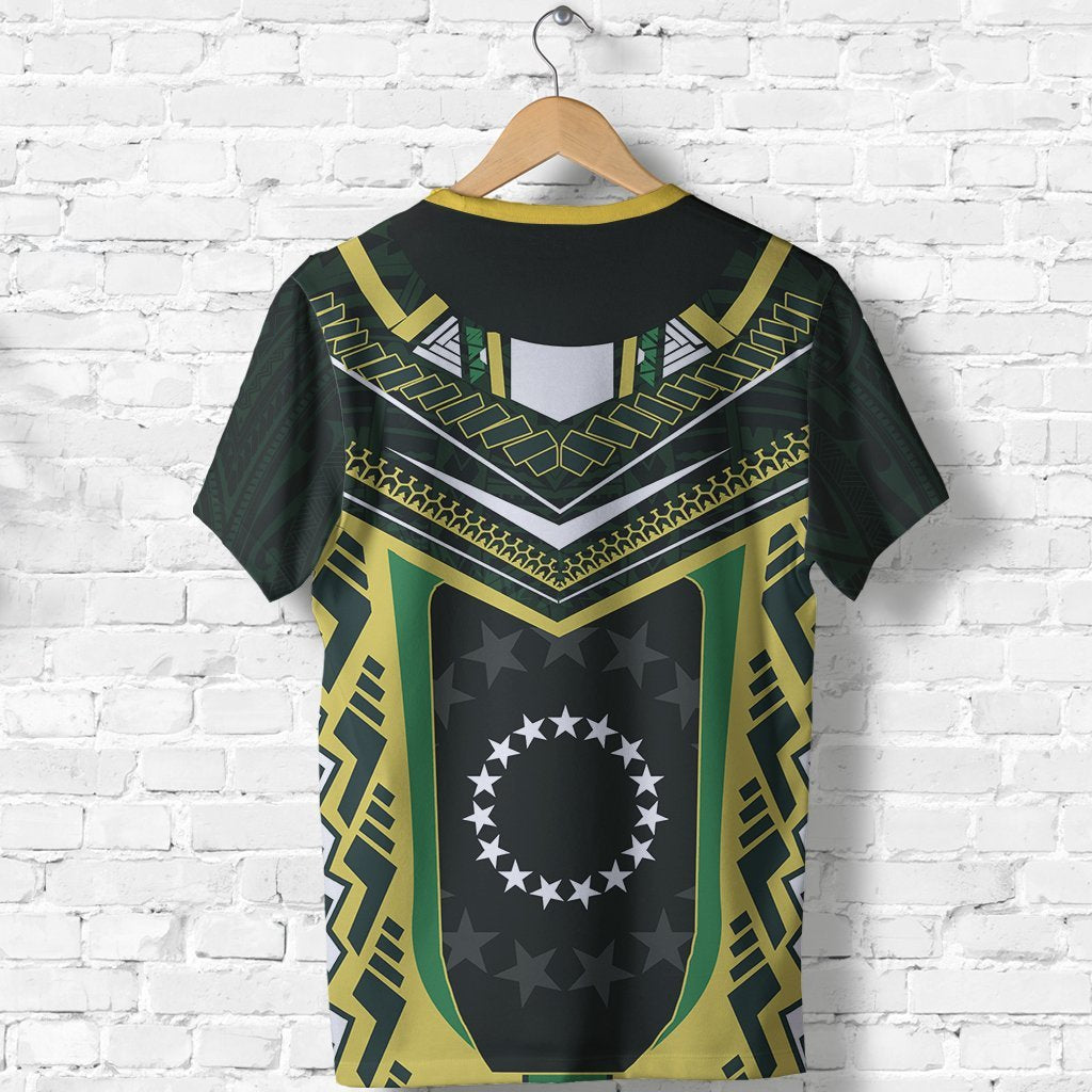 Cook Islands T Shirt National Flag Polynesian Tribal New Style - Polynesian Pride
