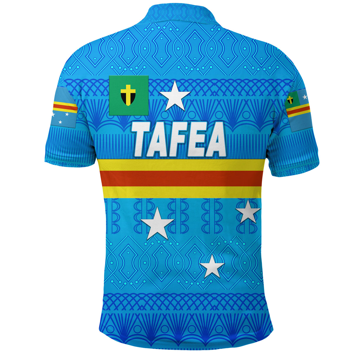 Custom Tafea Province Polo Shirt Vanuatu Pattern Traditional Style LT8 - Polynesian Pride