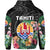 Custom Tahiti Zip Hoodie French Polynesia Simple Vibes Black LT8 - Polynesian Pride