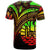 Tahiti T Shirt Reggae Color Cross Style - Polynesian Pride