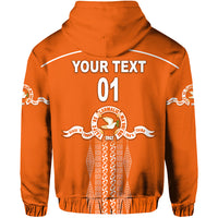 Custom Tonga Tailulu College Zip Hoodie Unique Style LT8 - Polynesian Pride
