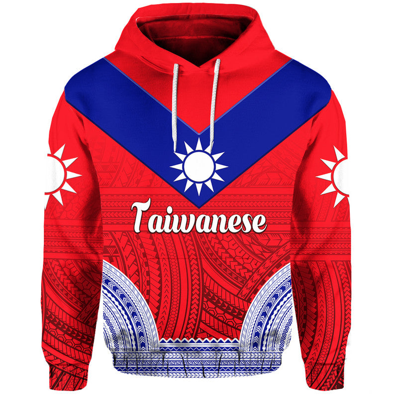 Taiwanese Hoodie Taiwan Unique Polynesian Tattoo LT8 Pullover Hoodie - Polynesian Pride