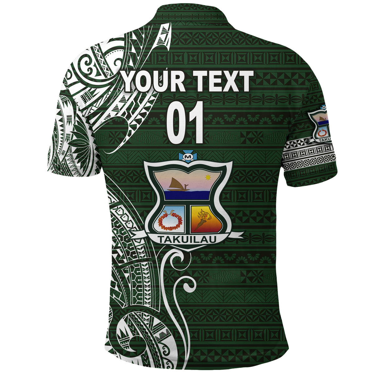 Custom Tonga Takuilau College Polo Shirt Simple Vibes LT8 - Polynesian Pride