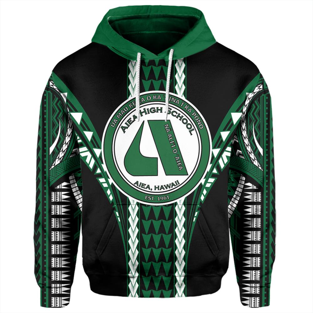 Hawaii Hoodie Aiea High Football Jersey Hoodie - Polynesian Pride