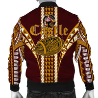 Hawaii Bomber Jacket - Castle High Football Jersey Bomber Jacket - AH - Polynesian Pride