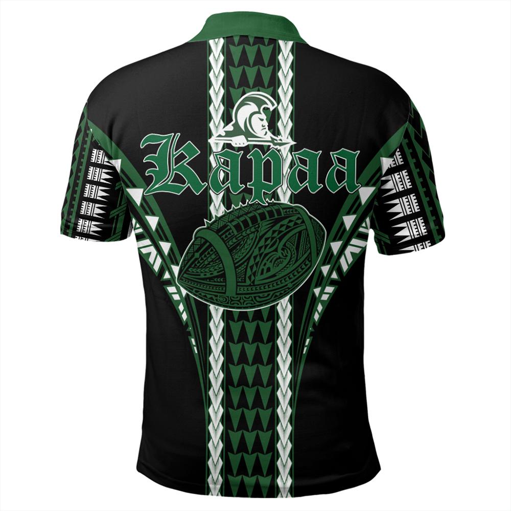 Hawaii Polo Shirt Kapaa High Football Jersey Polo Shirt - Polynesian Pride