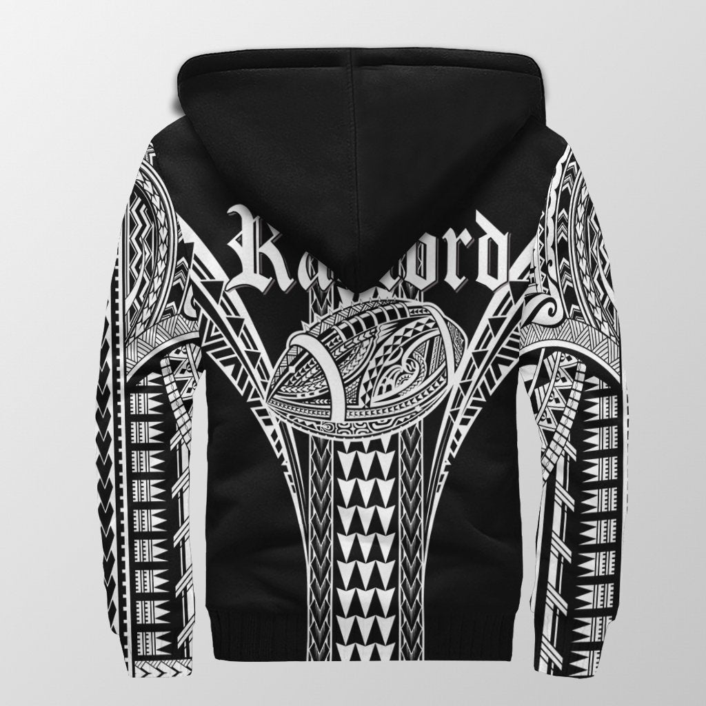 Hawaii - Radford High Football Jersey Sherpa Hoodie - AH - Polynesian Pride