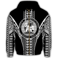 Hawaii Hoodie Radford High Football Jersey Hoodie Zip - Polynesian Pride