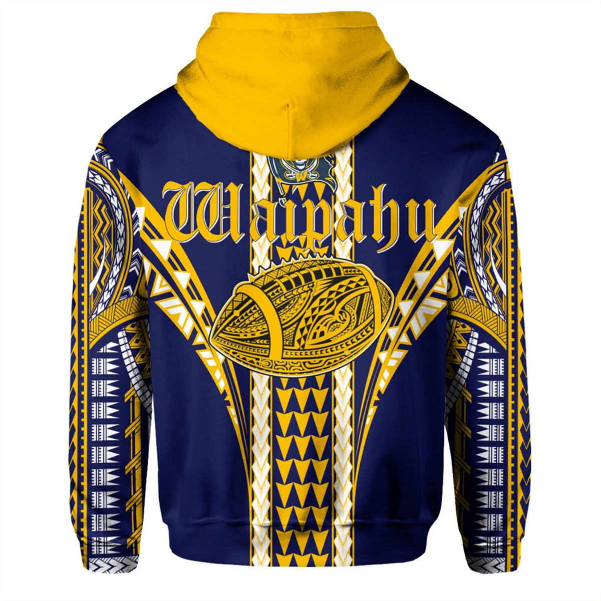 Hawaii Hoodie Waipahu High Football Jersey Hoodie Zip - Polynesian Pride