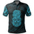 Hei Tiki Maori Tattoo Polo Shirt Blue Unisex Black - Polynesian Pride