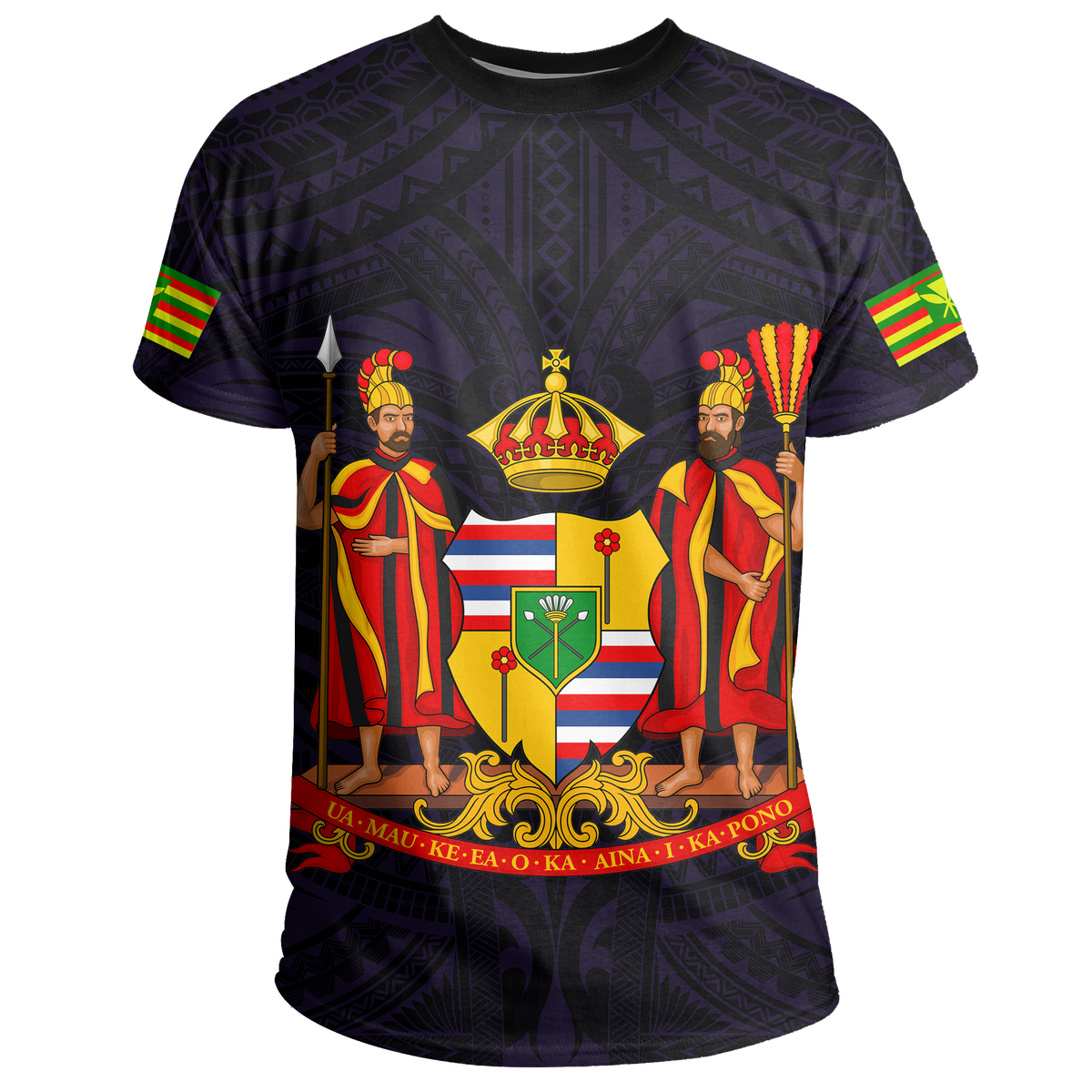 Hawaii Kanaka Maori Polynesian T Shirt Purple - Polynesian Pride