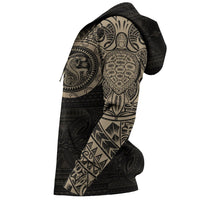 Hoodie Polynesian Tribal Lizard Tattoo Style - Polynesian Pride