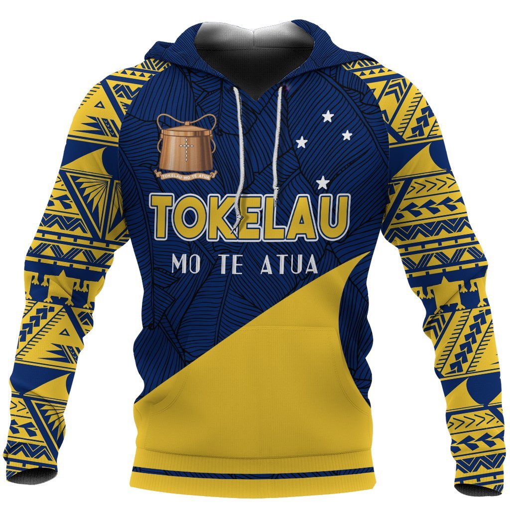 Tokelau Hoodie Polynesian Canoe Style Unisex Black - Polynesian Pride