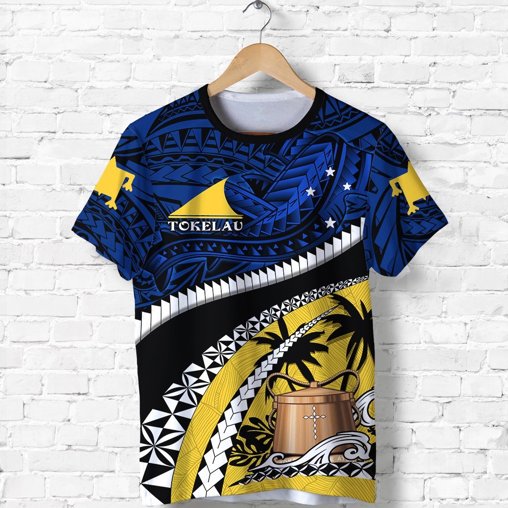 Tokelau T Shirt Polynesian Shark Tattoo Unisex Black - Polynesian Pride