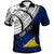 Tokelau Custom Polo Shirt Tokelauan Flag Style With Claw Pattern Unisex Blue - Polynesian Pride