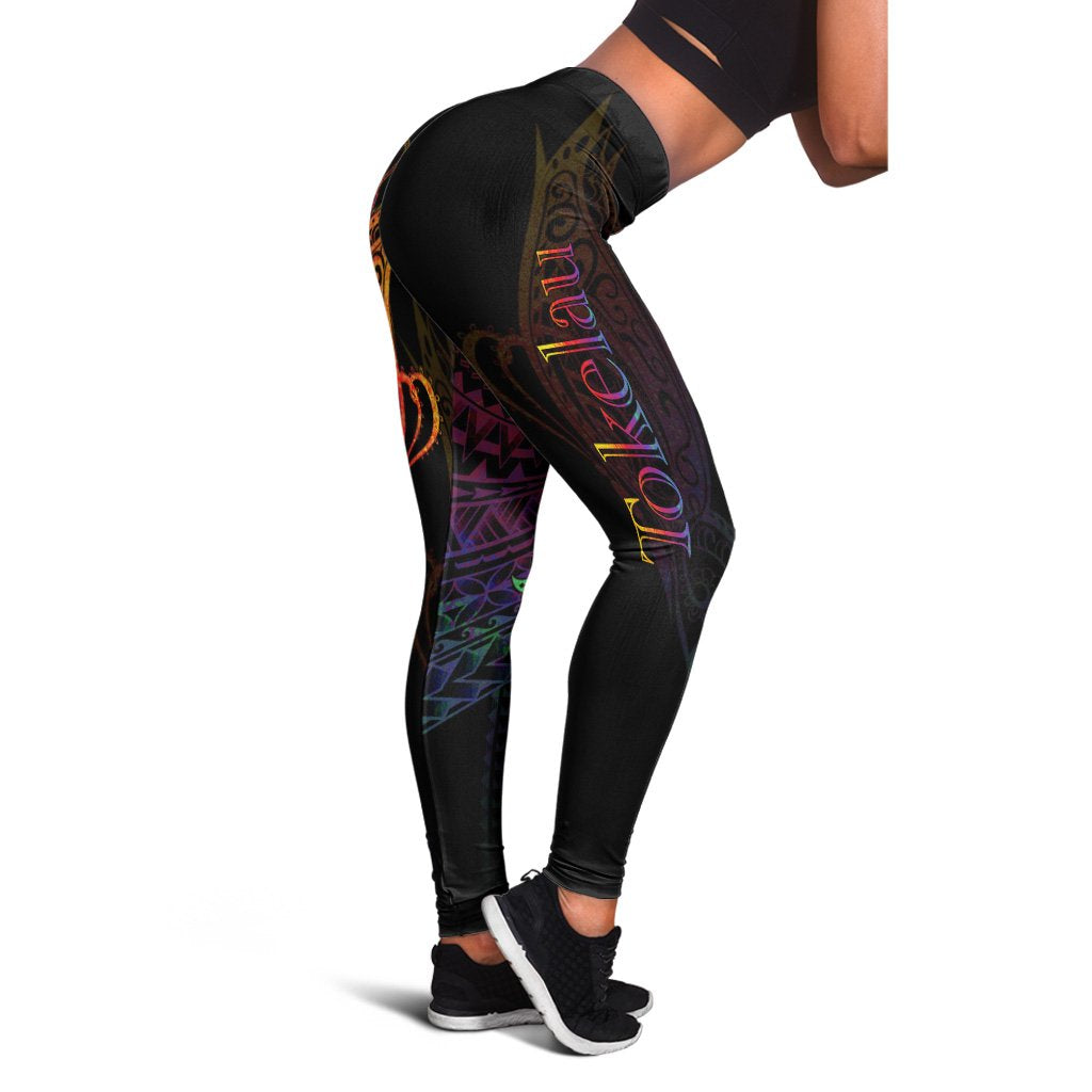 Tokelau Leggings - Butterfly Polynesian Style - Polynesian Pride